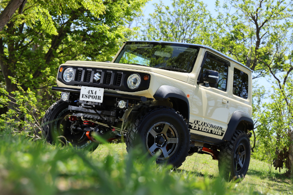 4x4エスポワール デモカー　ジムニーシエラJB74　４インチアップ仕様