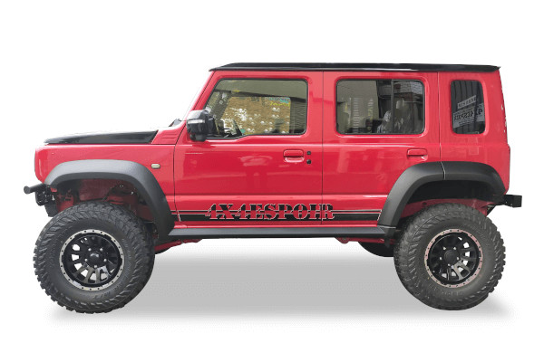 ジムニーノマドJC74 5インチアップ仕様 横から