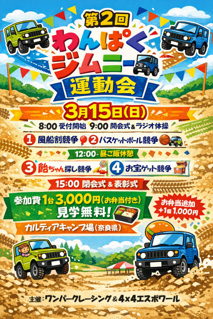 第2回わんぱくジムニー運動会