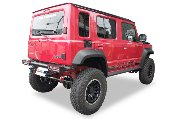 ジムニーノマドJC74 5インチアップ仕様 後ろから